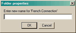 Folder Properties Dialog Box