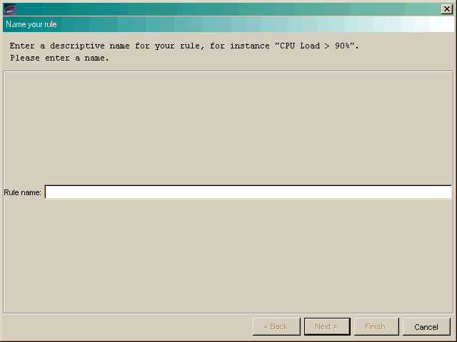 Name Rule Dialog Box