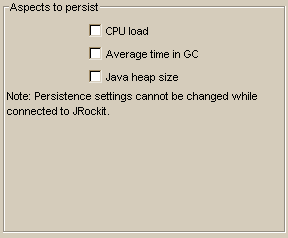 Aspects to Persist Panel
