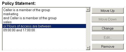 Specifying Conditions With a Policy Statement 