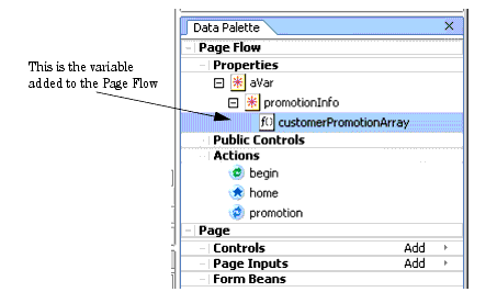 Page Flow Variables for XMLBean Objects