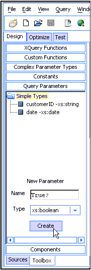 Query Parameters Dialog Box