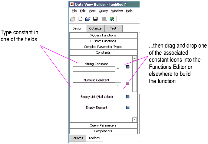 Setting Constants Dialog Box