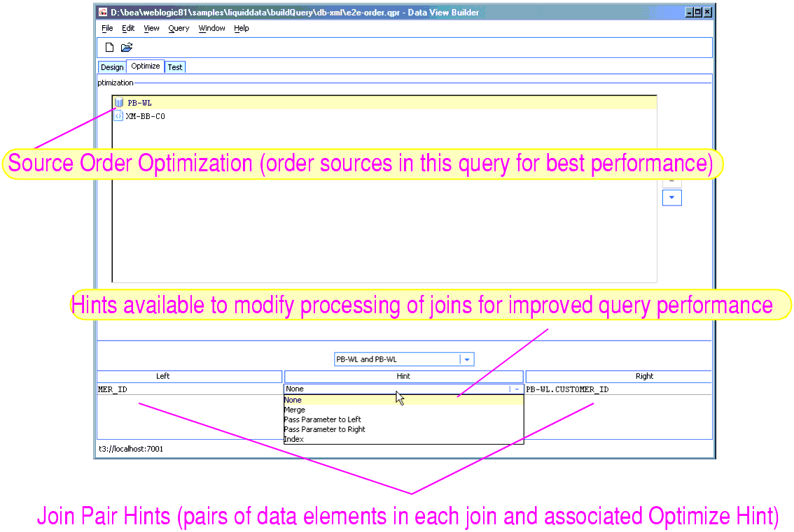 Optimize Tab