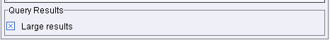 Specifying Large Results