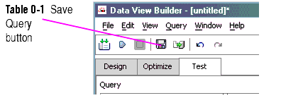 Click the Save Query Button
