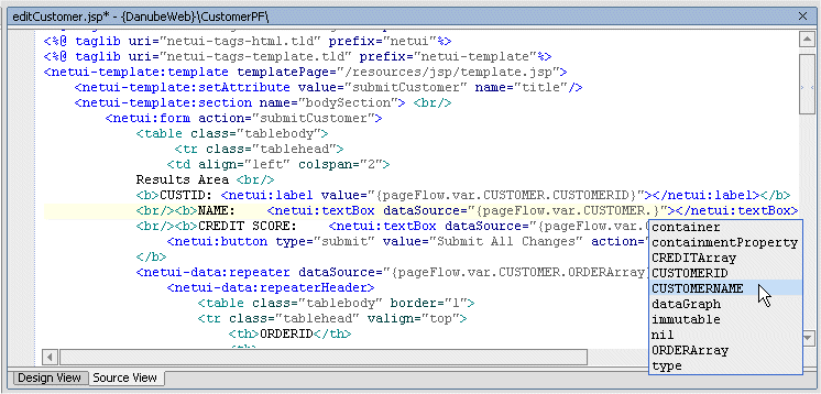 DataObject Method Name Completion 