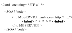SOAP Message for an MBSTRING Buffer