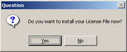 Install License File Question