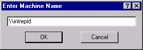 BEA Administration Window with Machines Page Displayed