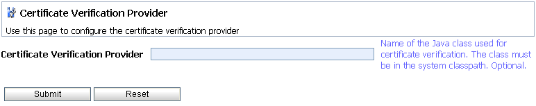 Certification Verification Provider Page
