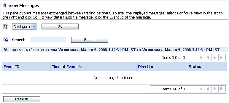 View Messages Page