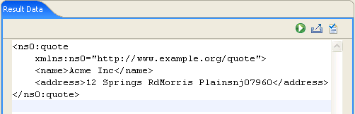 Result Data Pane