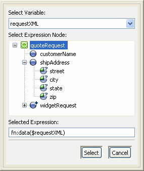 Selection Expression Node