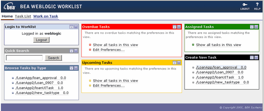 Worklist User Portal