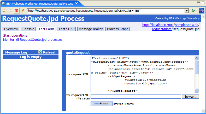 Providing the Test Values for Validation 