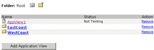Procedure for Defining and Configuring an Application View
