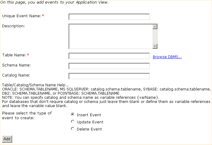 Procedure for Defining and Configuring an Application View