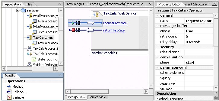 Web Services Available as Resources to Integration