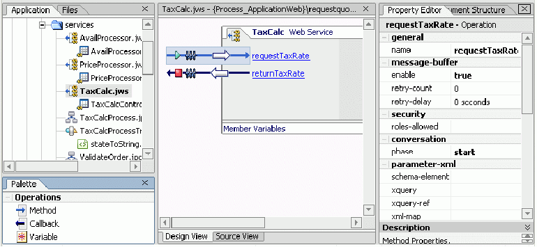 Web Services Invoked from a Business Process