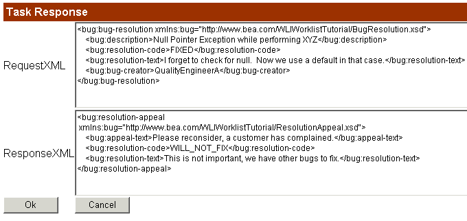 ResponseXML box