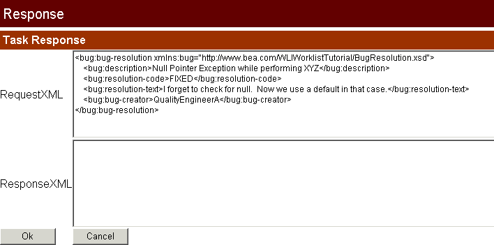 ResponseXML box
