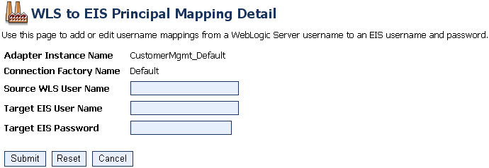 WLS to EIS Mapping