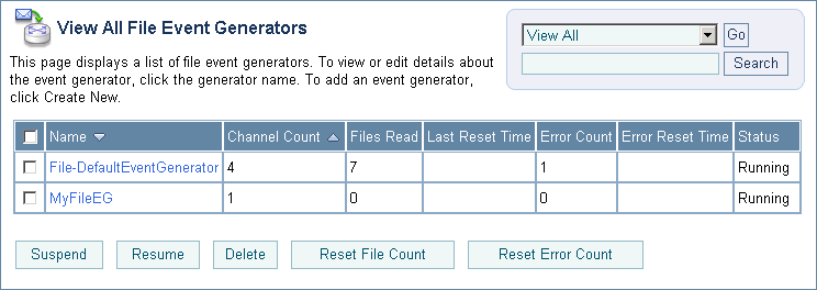 View All File EG Page
