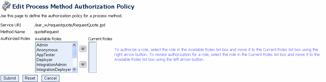 Process Authorization Policy