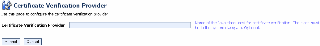 Certification Verification Provider Page