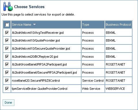 Choose Service Page