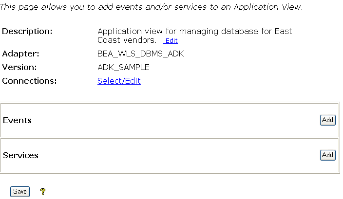 Procedure for Defining and Configuring an Application View