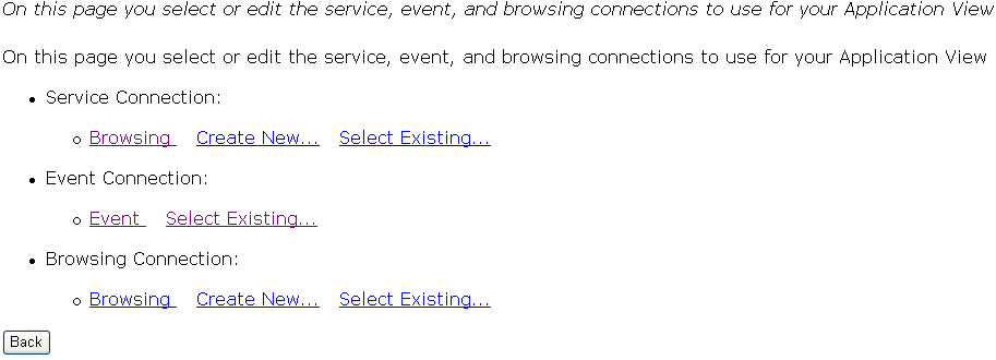 Procedure for Defining and Configuring an Application View