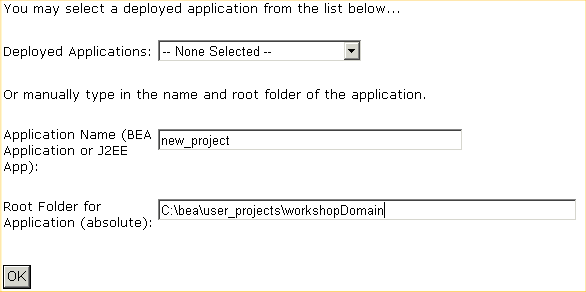 Procedure for Defining and Configuring an Application View