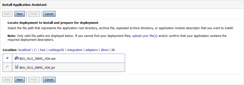 Selecting the Installation File