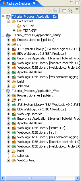 Package Explorer Pane