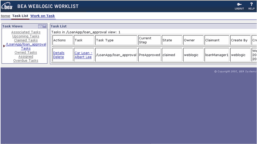 Worklist Manager Portal