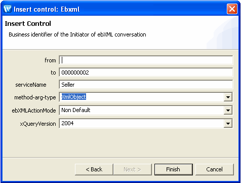 Ebxml Control Properties