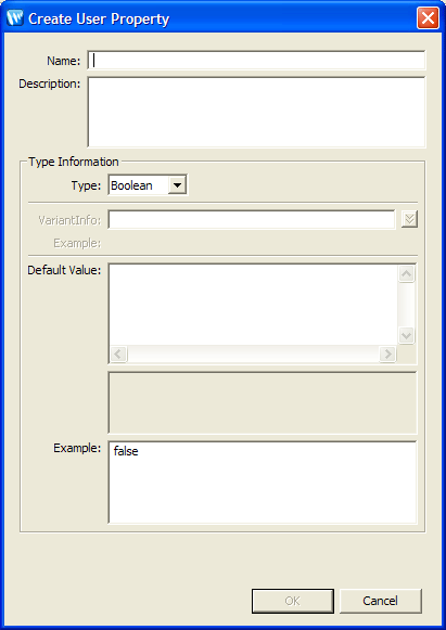 Create User Properties for Task Plan