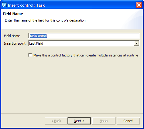 Insert Worklist Control