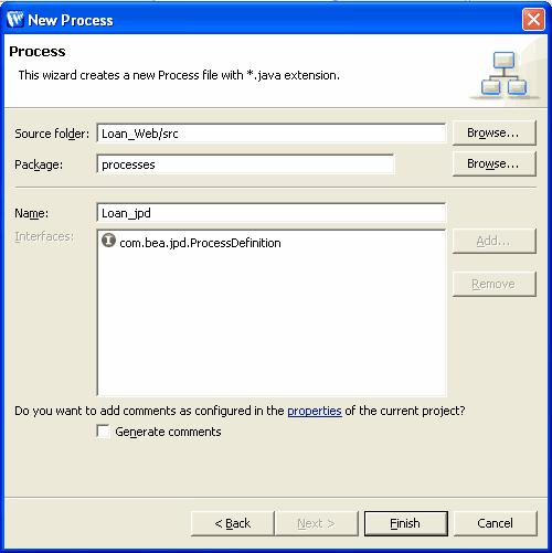 Defining a New JPD File 