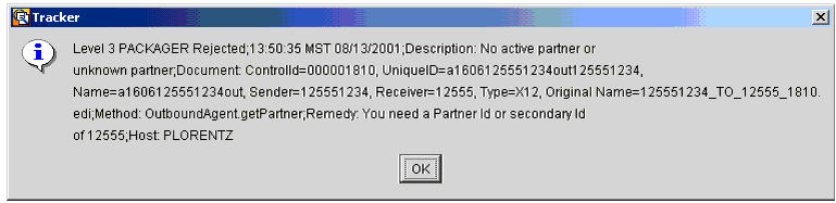 Right-Click a Record and Select View to Display the Message