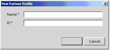 New Partner Profile Dialog Box