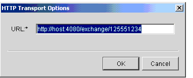 HTTP Transport Options Window