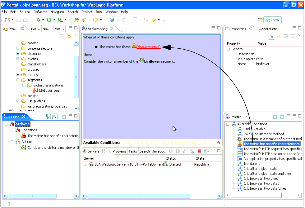 Add a Condition to the User Segment