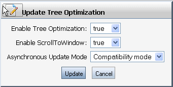 Enabling Tree Optimization from the Administration Portal
