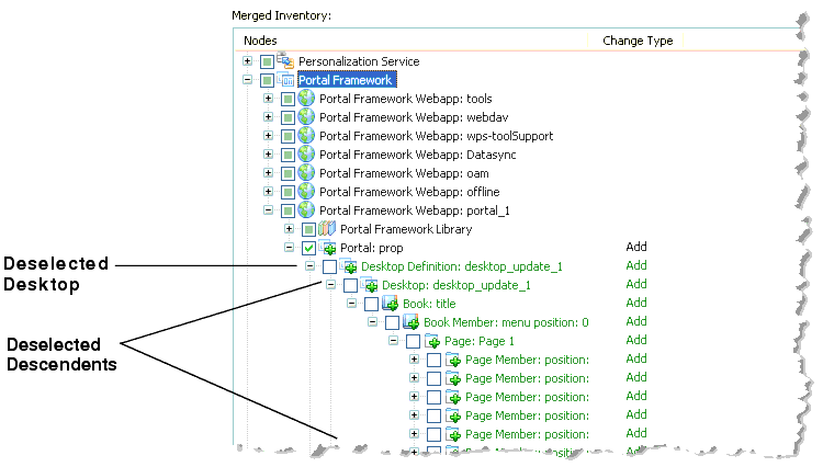 Setting Scope in the Merged Inventory View