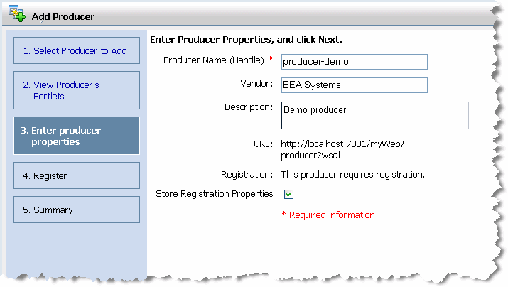 Enter Producer Name 