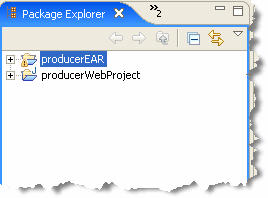 Package Explorer After Prerequisite Tasks are Completed