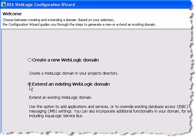 Extend a Domain